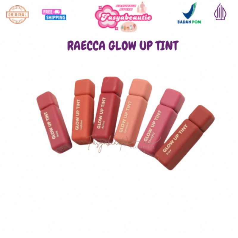 [PARTNER RESMI] RAECCA GLOW UP TINT LIPTINT RAECCA GLOW UP TINT RAECCA BRAVE STRONG CONFIDENT