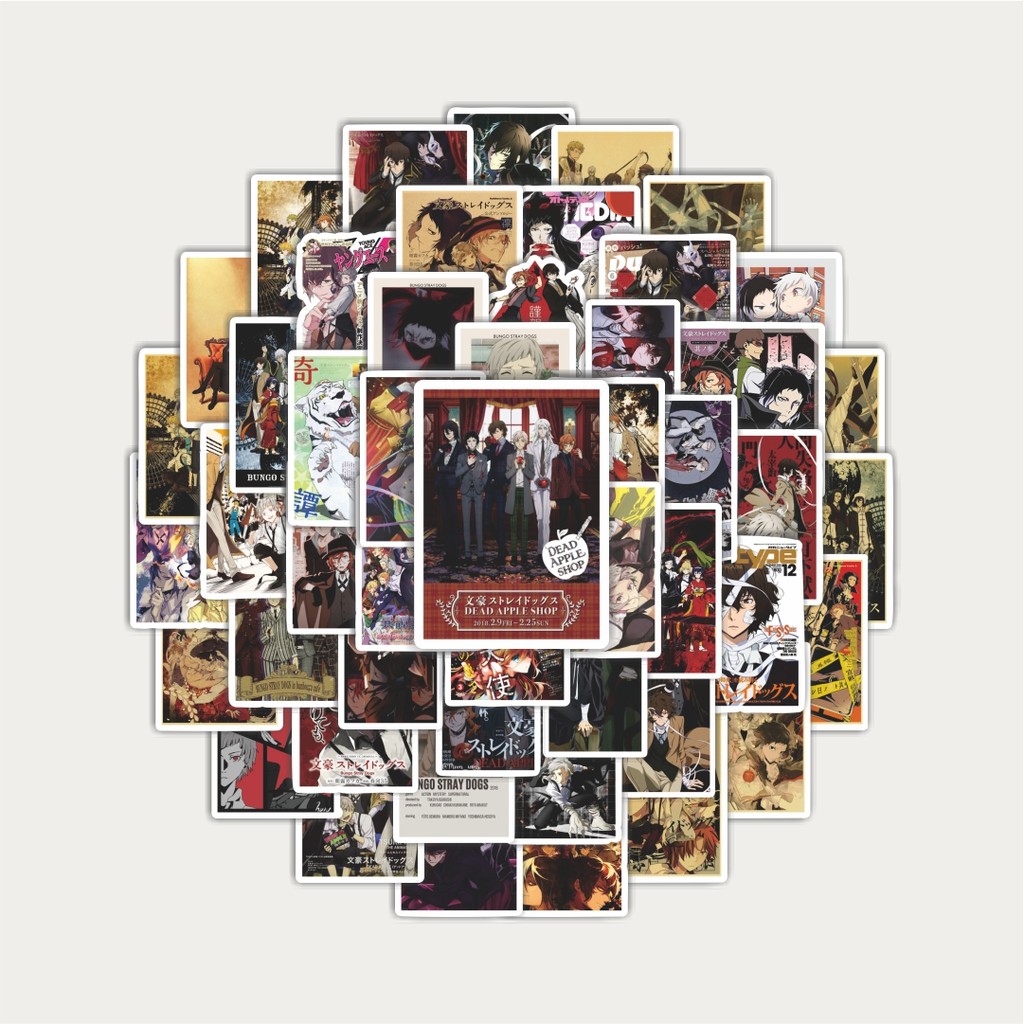 

Sticker Pack Stiker Poster Bungo Stray Dogs | Sticker TUMBLR | Stiker LAPTOP KOPER HELM