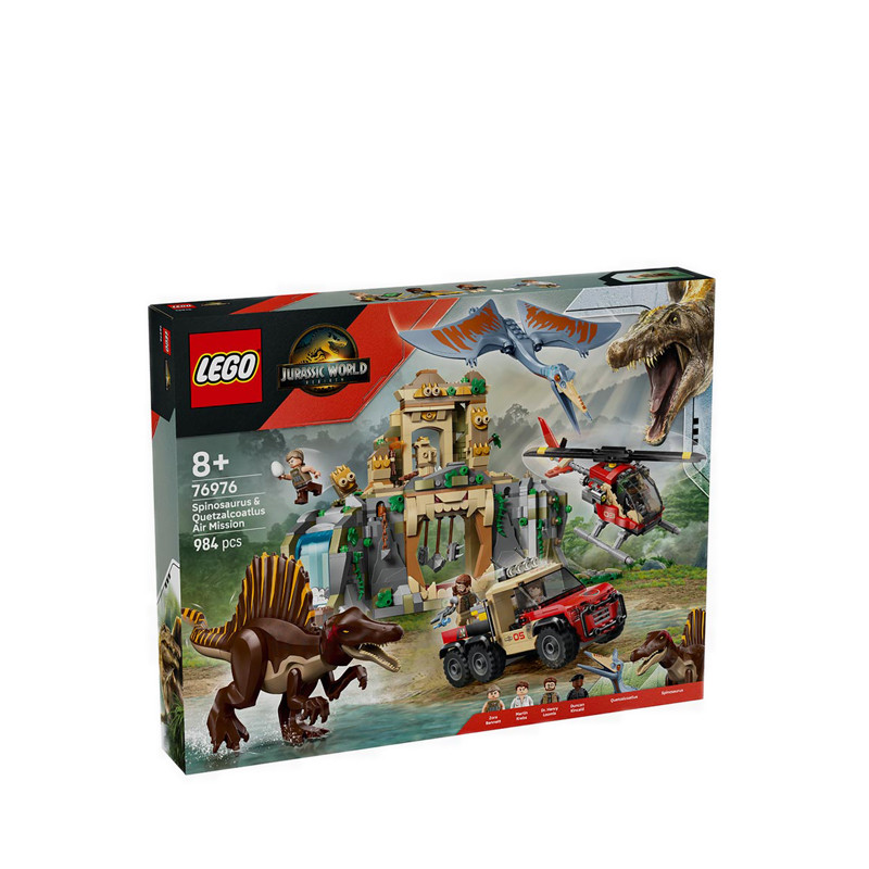 LEGO® Jurassic World Spinosaurus & Quetzalcoatlus Air Mission - 76976