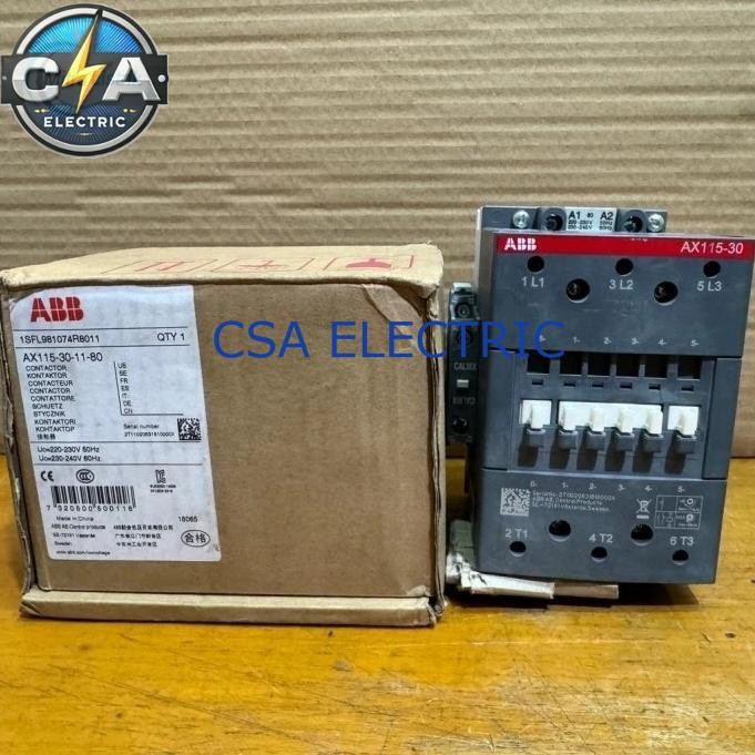 Kontaktor ABB AX115-30-11 55kw Original - 110V