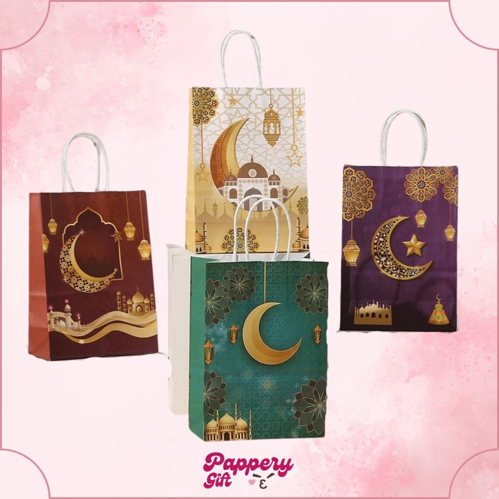 

Paper Bag Gift Cute / Paperbag Hadiah Cartoon Islamic Kartun Anak (15 x 8 x 21Cm) - SE0594