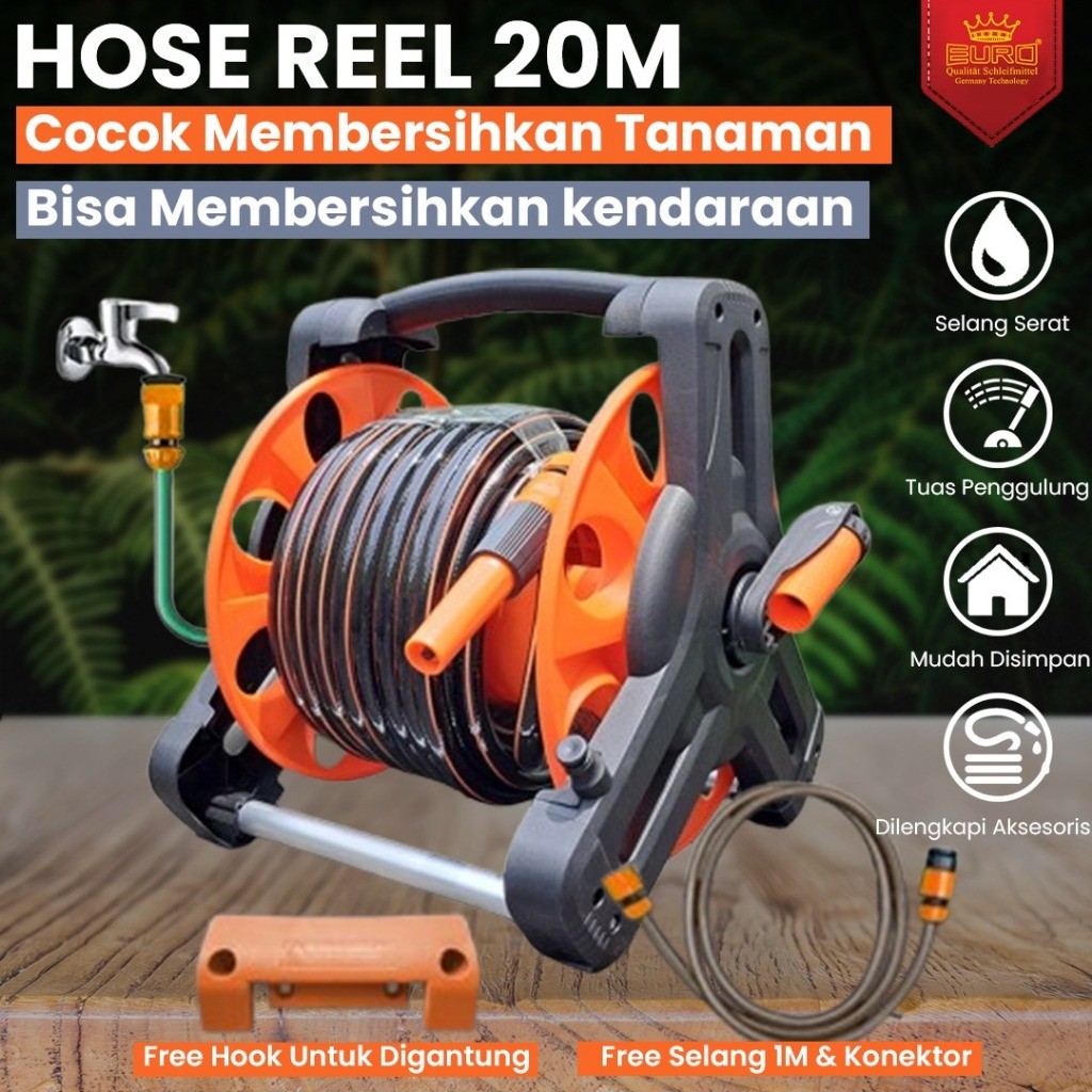 Hosereel selang air 20meter