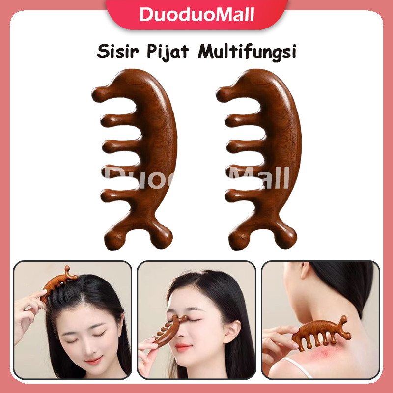 Sisir Pijat Multifungsi /Sisir Pijat Terapi Rambut Kepala Leher Bahu Jidat Serbaguna
