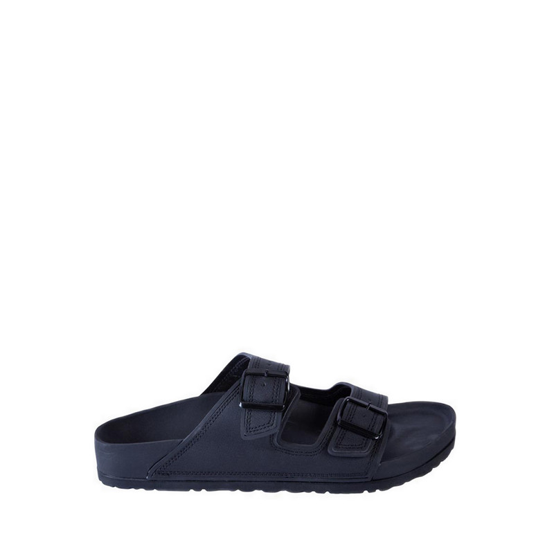 Payless Hunters Bay Mens Joel Footbed Sandals - Black_01