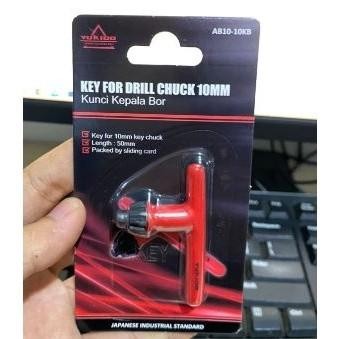 Kunci Kepala Bor Listrik YUKIDO 10 mm 13 mm - Mata Kunci Bor 10mm 13mm - Key For Drill Chuck - Kunci