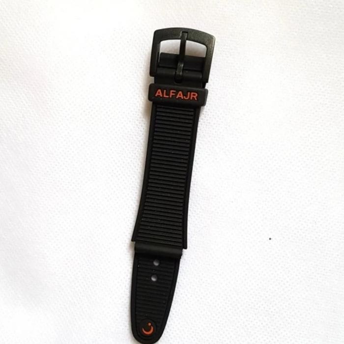 Rubber Strap - Tali jam tangan Al Fajr Sport WY-16 Original - Hitam