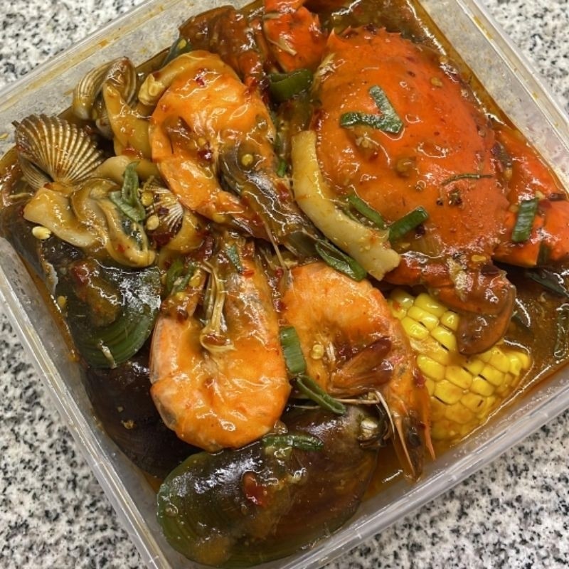 

Seafood Mix Saus Padang | Makanan Matang | Seafood 73n by Sambal Bunda Queen