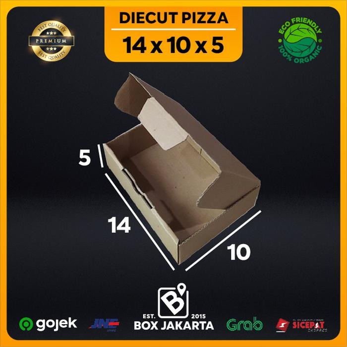 

KARDUS uk 14x10x5 CM Diecut Pizza Corrugated Packaging Box