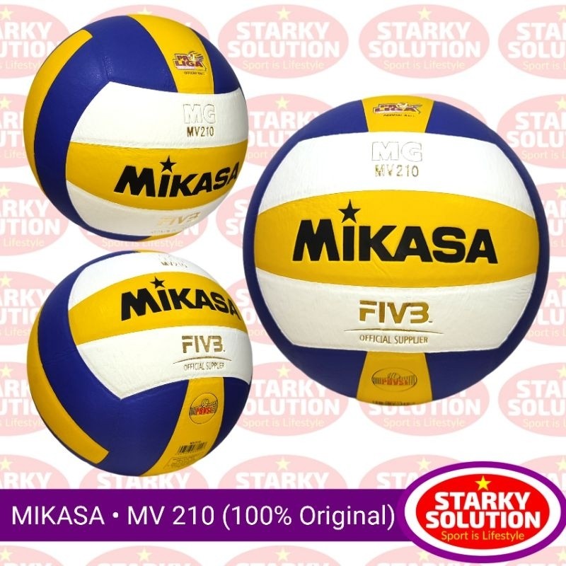 Bola MIKASA MV 210 Bola Voli ProLiga PBVSI MV210 Volley Ball Original