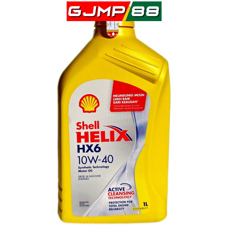 Oli Shell Helix Hx6 Hx 6 1Liter Oli Shell Hx6 1 Lt