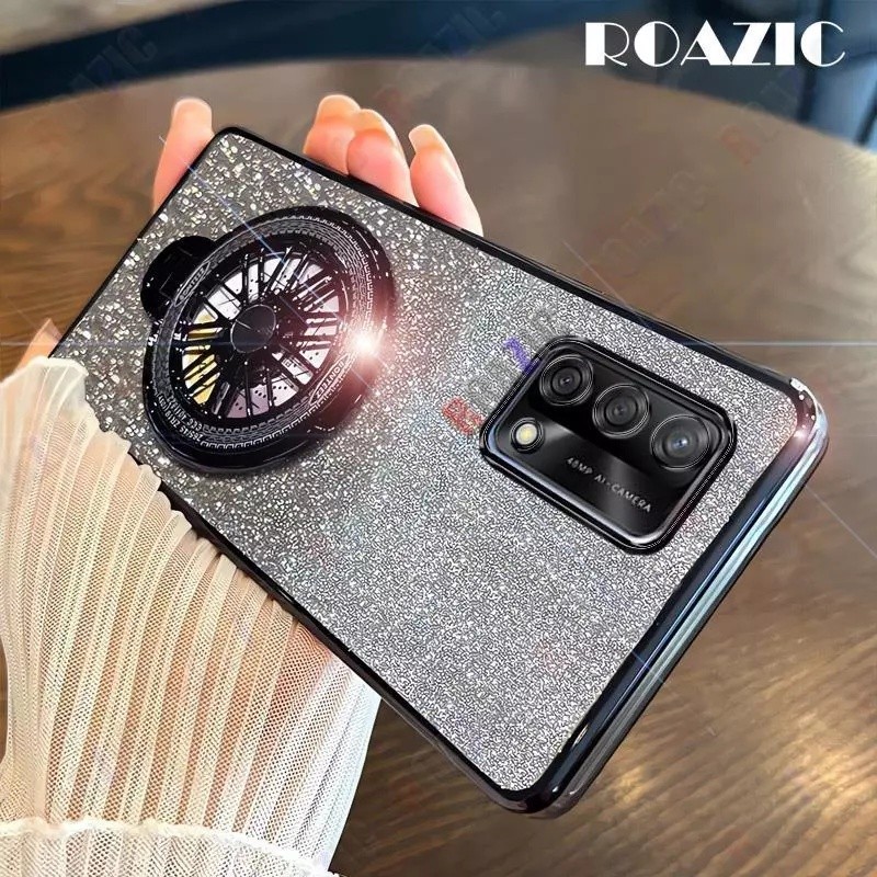 HP Soft Casing OPPO A74 4G Case Silikon Untuk OPPO CHP2219 A 74 OPPOA74 4G Casing berkilau Berlapis 