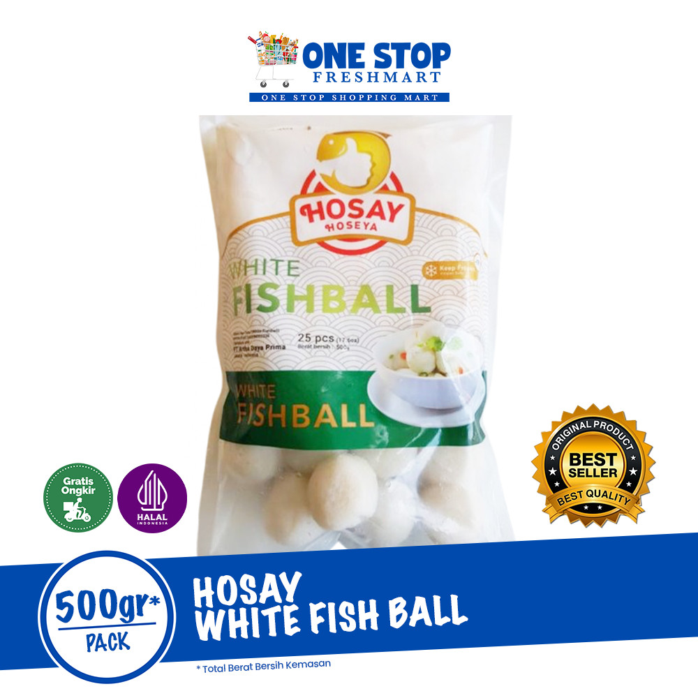 

HOSAY WHITE FISH BALL 500GR