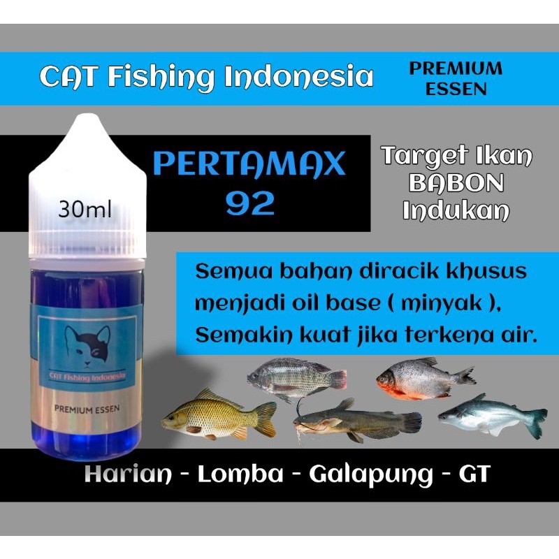 

Cat Essen PERTAMAX 92 Target Ikan Air Dingin Hujan dan Malam 30ml