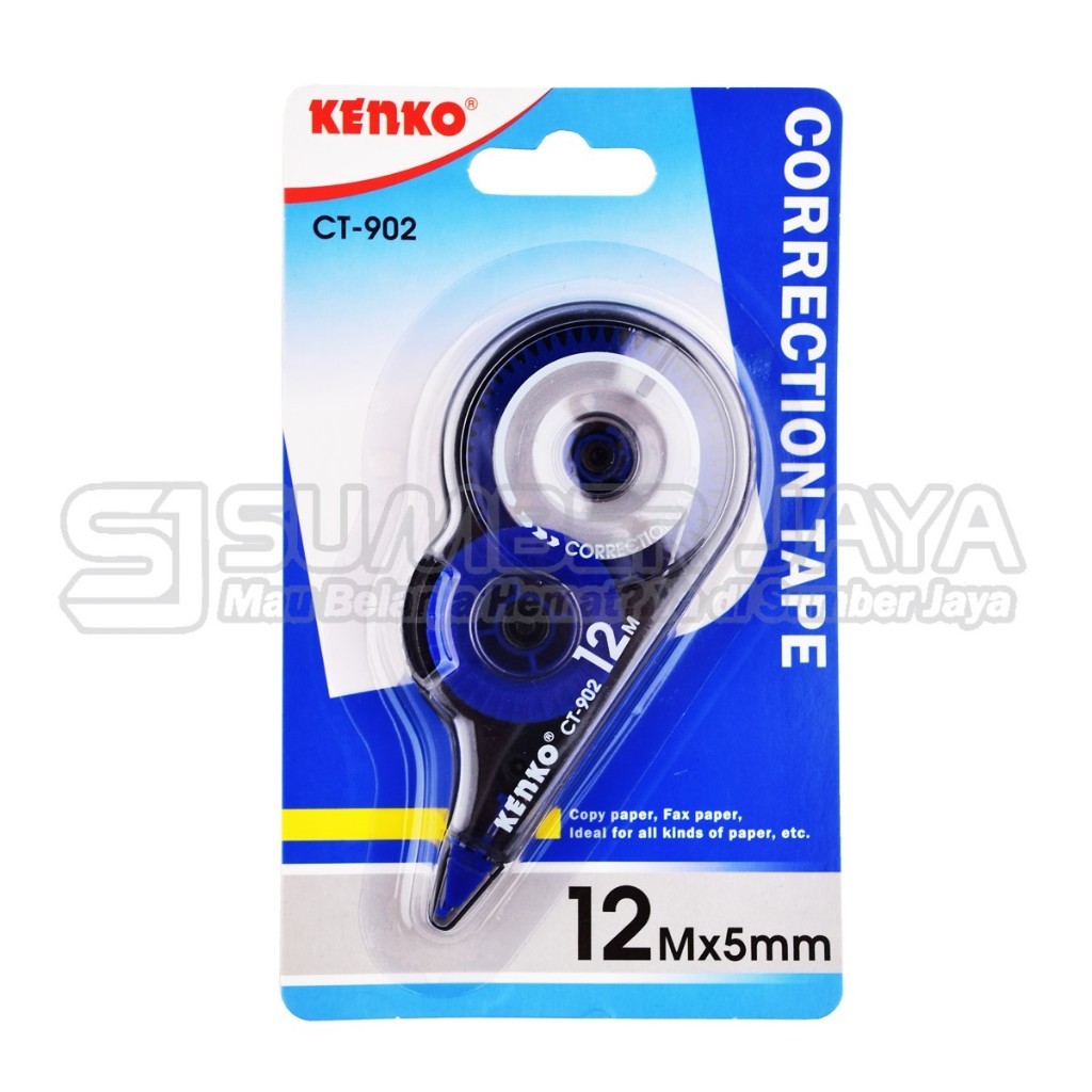 

Tip Ex Roll Kenko CT-902 Correction Roll Correction Tape 12M M&G ACT-55373 ACT-76371
