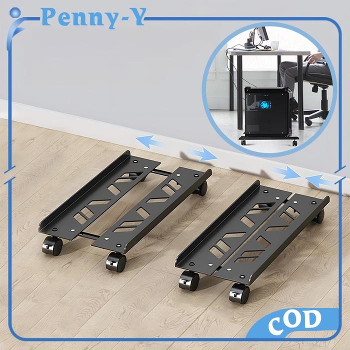 Rak CPU Komputer Adjustable Tray CPU Komputer Universal Dudukan CPU