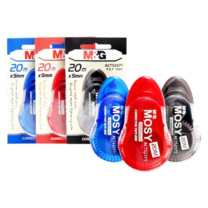 

Correction Tape Roll Mosy M&G ACT52371 Tipe Ex Roll 20mm BEST SELLER