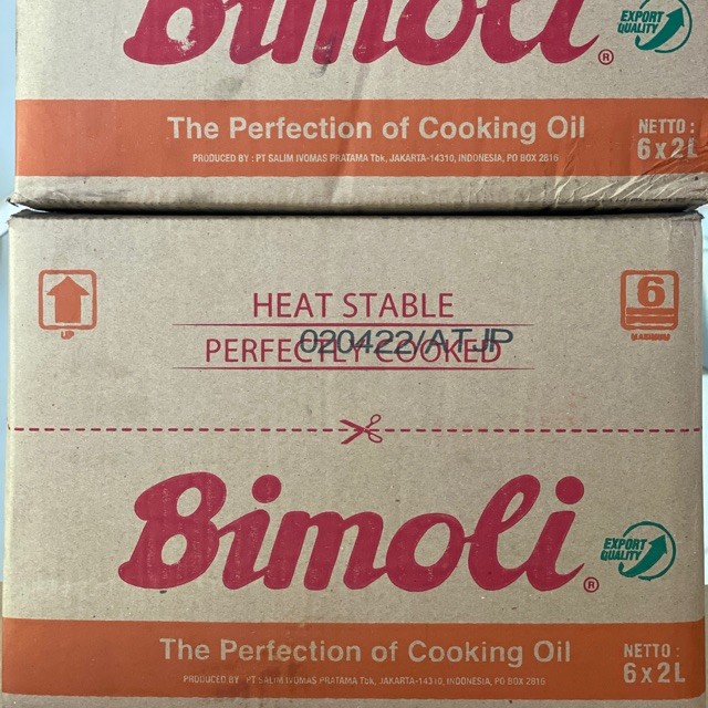 

Minyak Goreng Bimoli Refill 2 Liter Dus Isi 6 || 1 dus