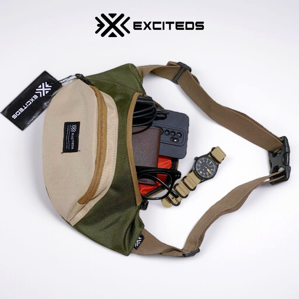 AAMCOLLECTION - Chester Tas Selempang Pinggang Pria Wanita Waist Bag Unisex