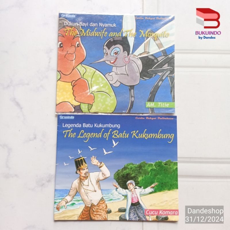 Cerita Rakyat Dwibahasa Grasindo - Buku Cerita Anak Bergambar