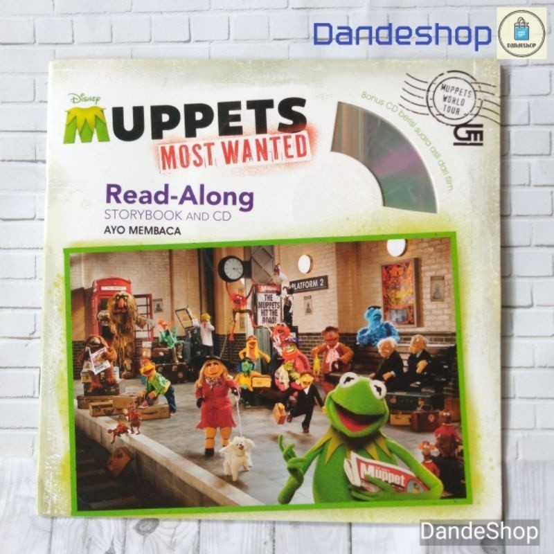 Disney Muppets Most Wanted - Buku Cerita Membaca + CD - BUKUSTAR