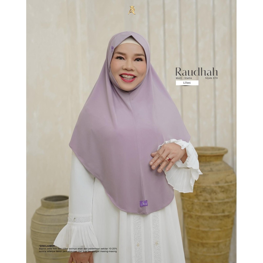 AR RAFI X OMA GALA - Raudhah Hijab - Hijab Bergo Non Pet Bahan Stella