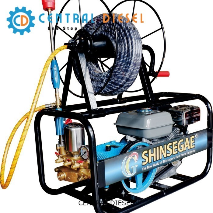 Alat doorsmeer/ Mesin steam jet pencuci mobil Shinsegae GX160 + Sprayer Shinsegae 22 (komplit selang