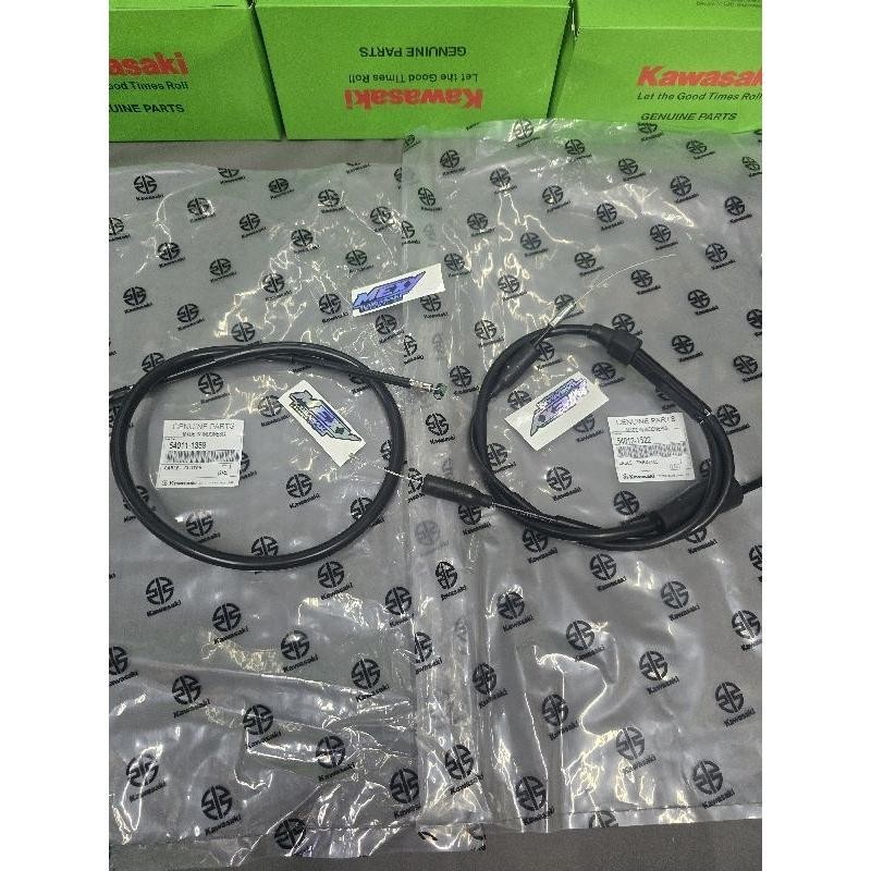 KABEL GAS 1522 DAN KABEL KOPLING 1359 NINJA STANG PIPA ORIGINAL GENUINE PARTS