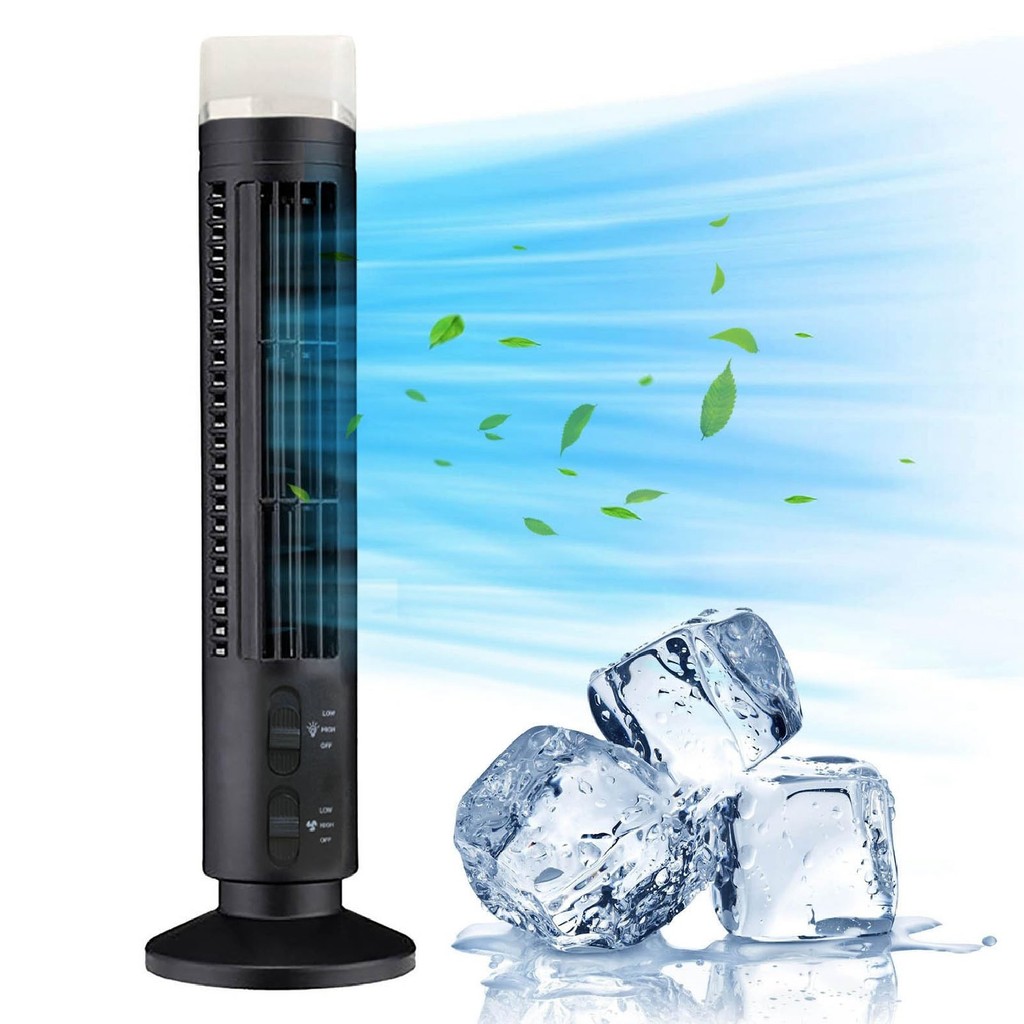 Table Fan Bladeless Fan Bladeless Tower Fan 90 Degree Oscillating Quiet Portable USB Desk Fan with L