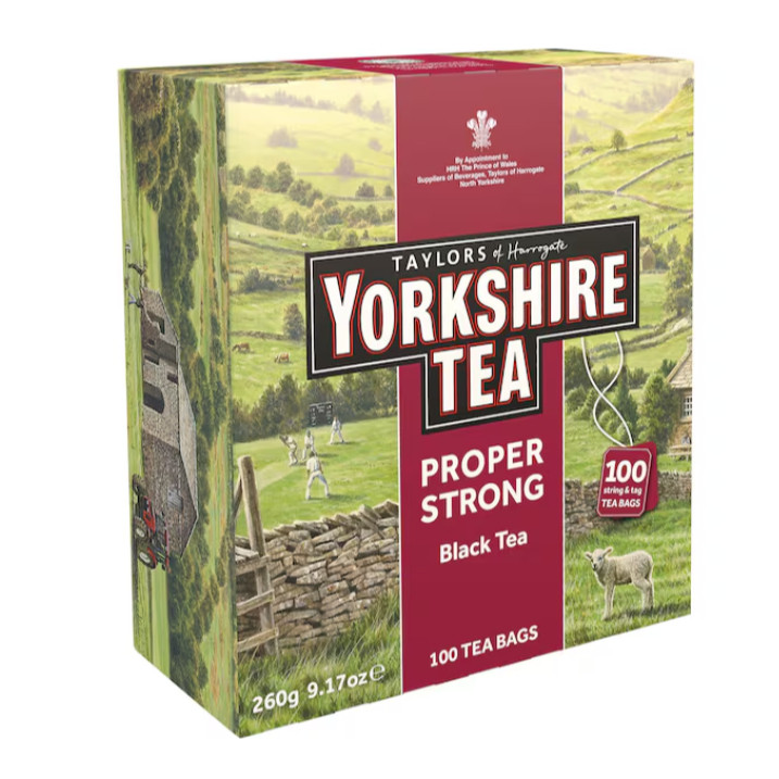 

Taylors Of Harrogate Yorkshire Extra Strong Tea Bags 100 Pack