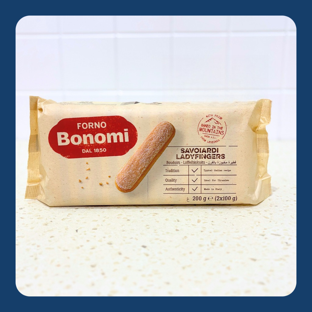 

Forno Bonomi Savoiardi Ladyfingers (200 gr) | Biskuit Tiramisu Lady Finger 200 gram