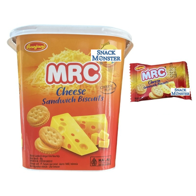 

MRC Cookies Cheese Biskuit rasa Keju Toples - Netto 80 gr