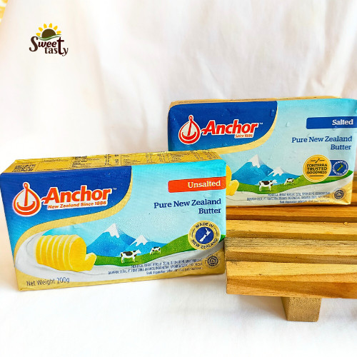 

NEW Anchor Butter/Mentega Salted - Unslated 200 gram PREMIUM