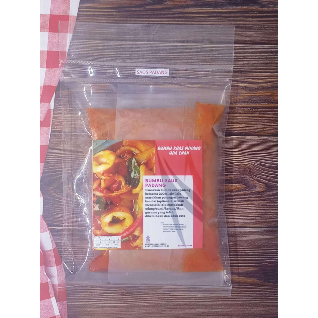 

BUMBU SAUS PADANG KHAS MINANG UDA ENAN