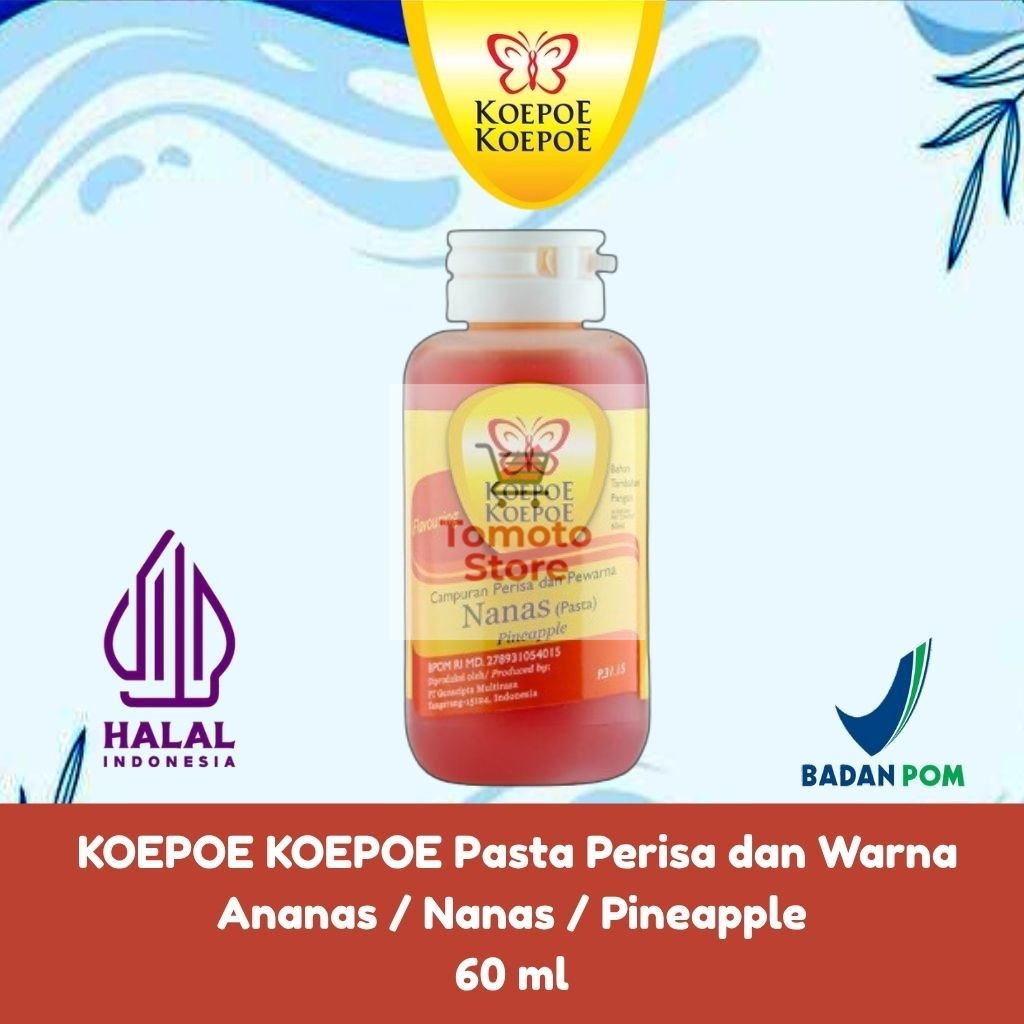 

✨ TOMOTOSTORE ✨ KOEPOE KOEPOE Pasta Perisa dan Warna Ananas / Nanas / Pineapple
