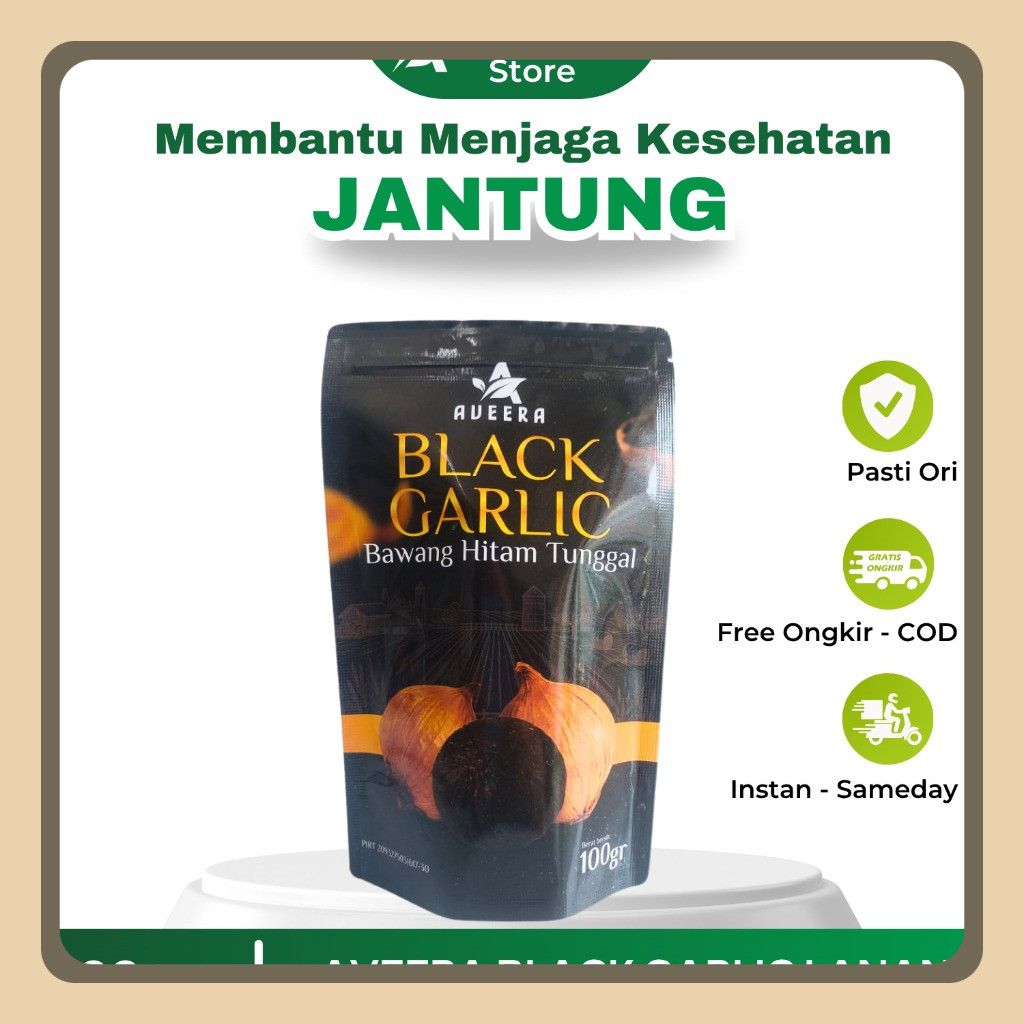 

Bawang Lanang Tunggal - Black Garlic Premium 100gram Original