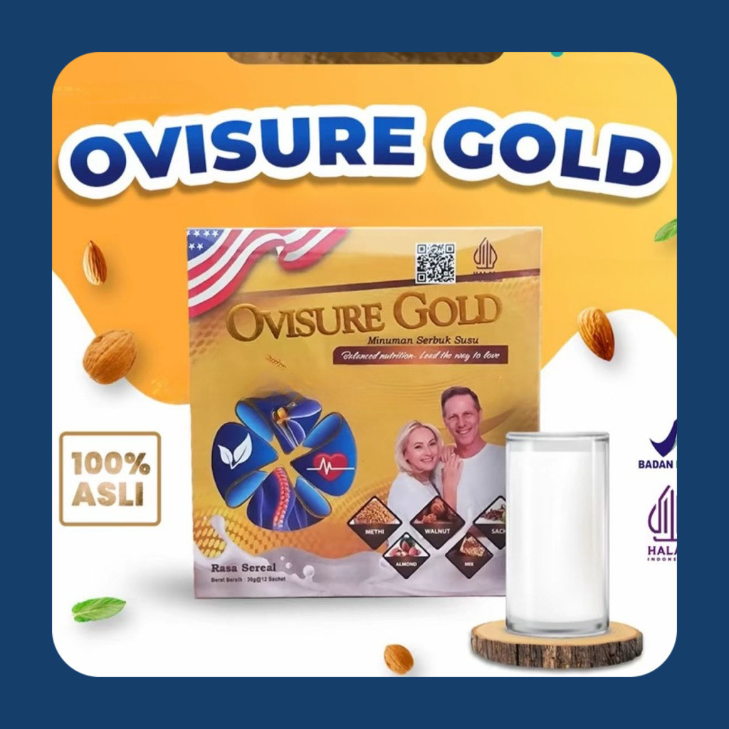 

OVISURE GOLD SUSU OBAT VITAMIN TULANG DAN SENDI SYARAF KEJEPIT KERAM ORIGINAL AS