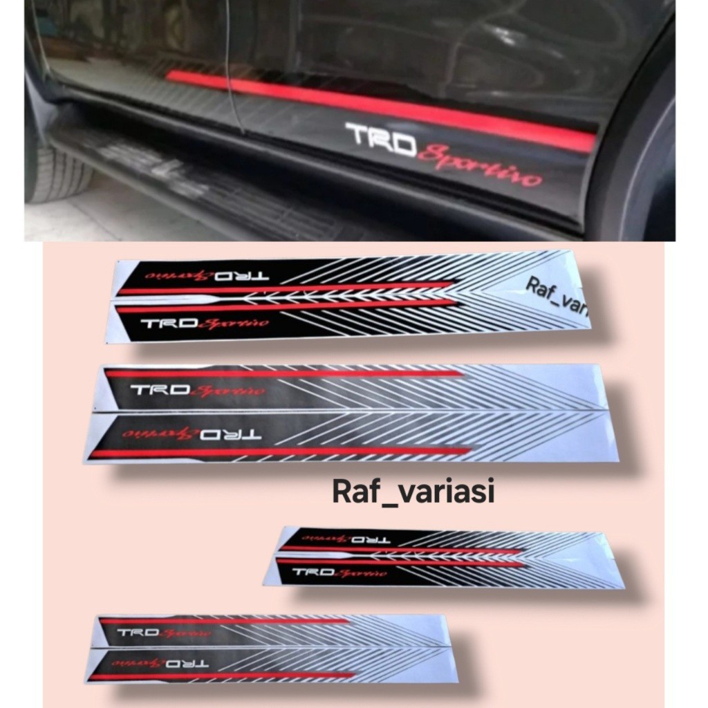 Stiker List Body Fortuner Vrz 2016-2020 / Stiker Fortuner Trd Sportivo Fortuner Vrz / Sticker Fortun
