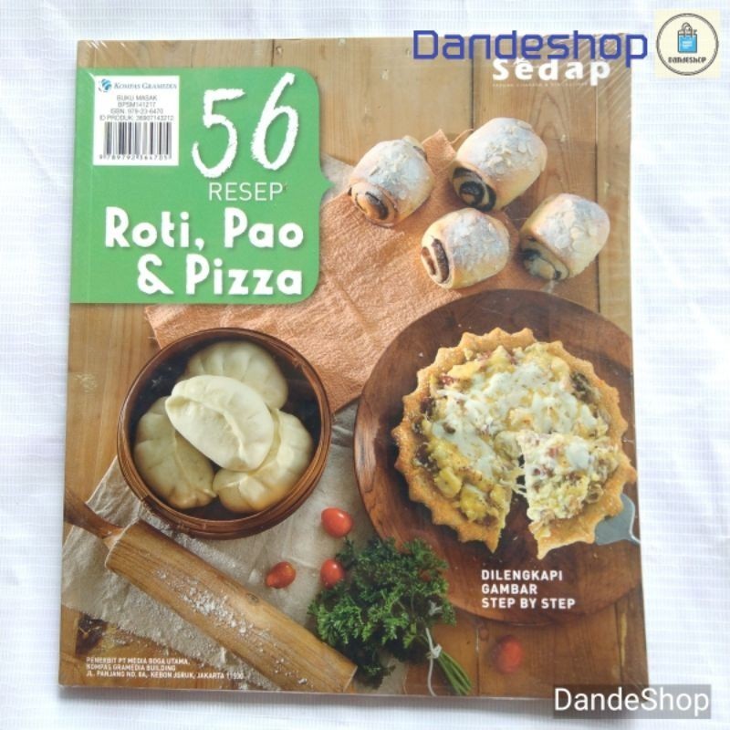 56 Resep Roti Pao & Pizza - Buku Resep GRAMEDIA MEDIA BOGA (tebal premium)