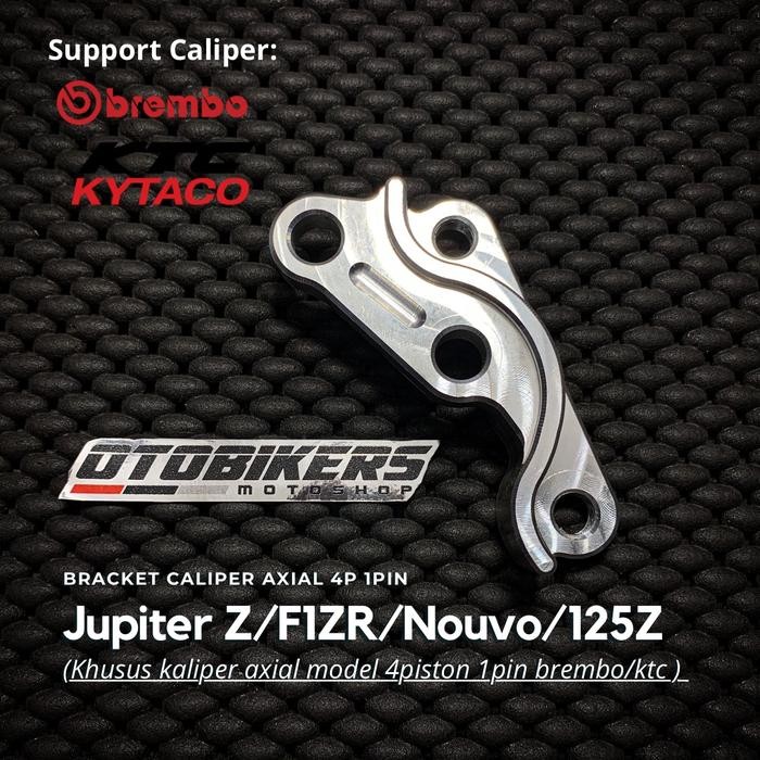 BRACKET KALIPER BREMBO KTC 4P AXIAL 260 MM JUPITER Z FIZR 125Z NOUVO  260mm