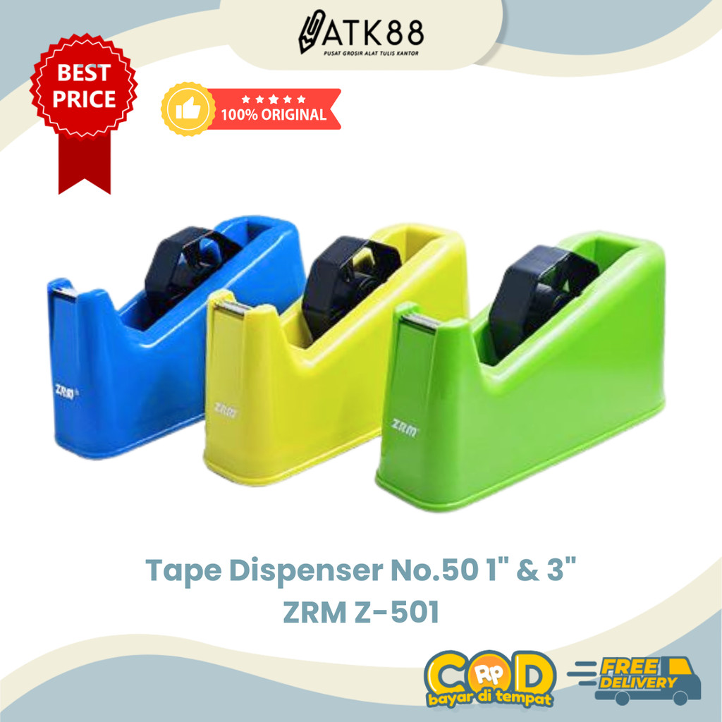 

[ATK88] Tape Dispenser Pemotong Selotip Lakban No.50 1" & 3