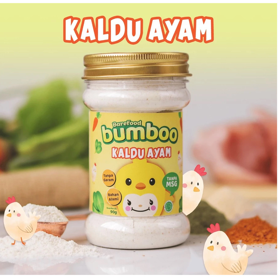 

BUMBOO Kaldu Ayam / Kaldu Sapi / Kaldu Jamur Asli 80gr - Kaldu MPASI - Kaldu NO MSG
