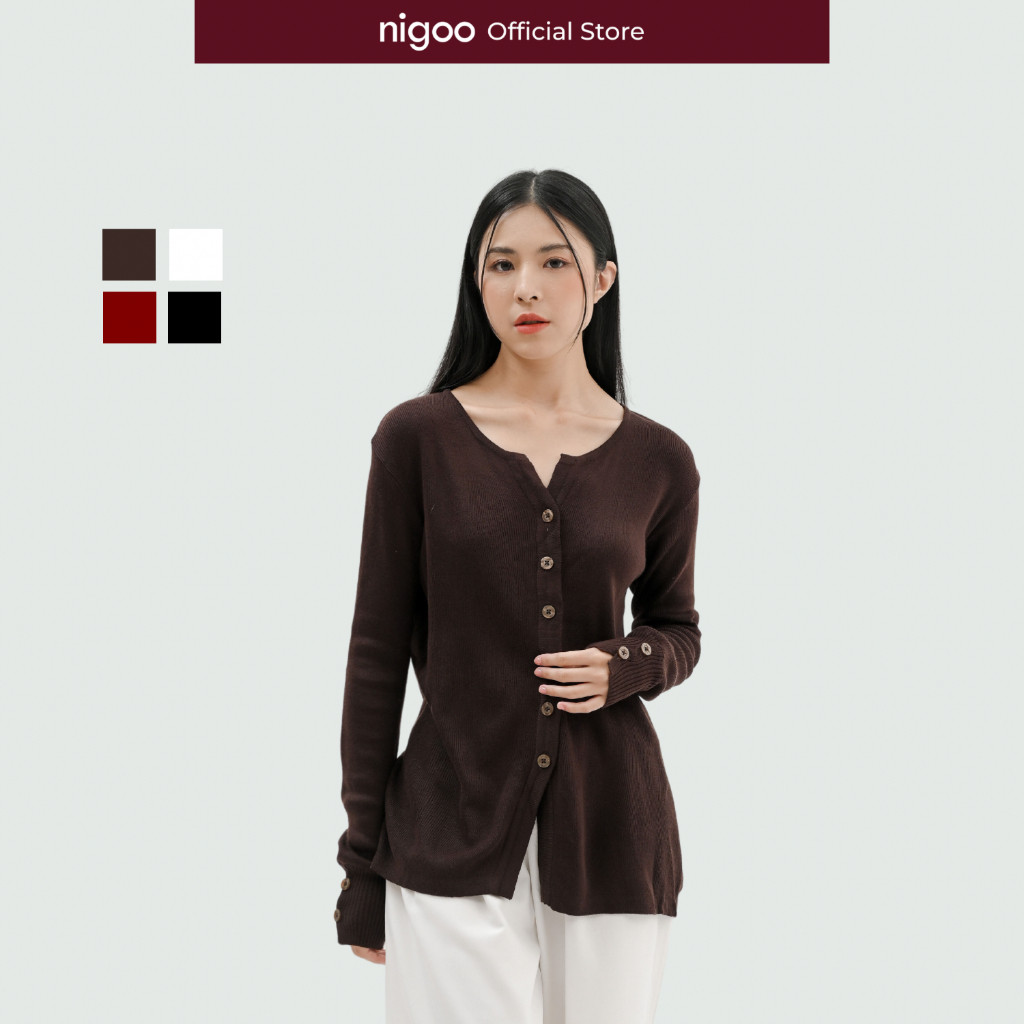 GROSHOP.ID NIGOO Mahika Cardigan Rajut Knitwear Wanita