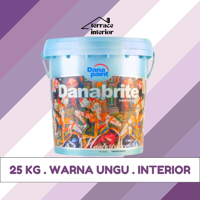 Cat Tembok Interior Danapaint Danabrite Warna Violet 25 Kg