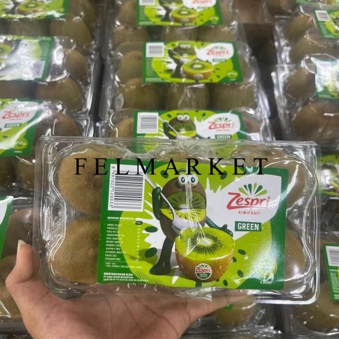 

Kiwi Green Zespri Fresh Import / Buah Kiwi Green Zespri 6 Pcs / Pack