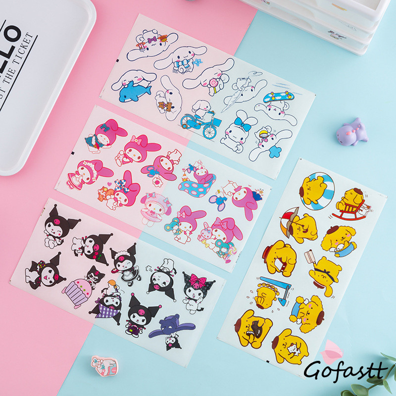 

COD Stiker Sanrio Tahan Air Dekorasi Kreatif Stiker Kartun Scrapbook Transparan G