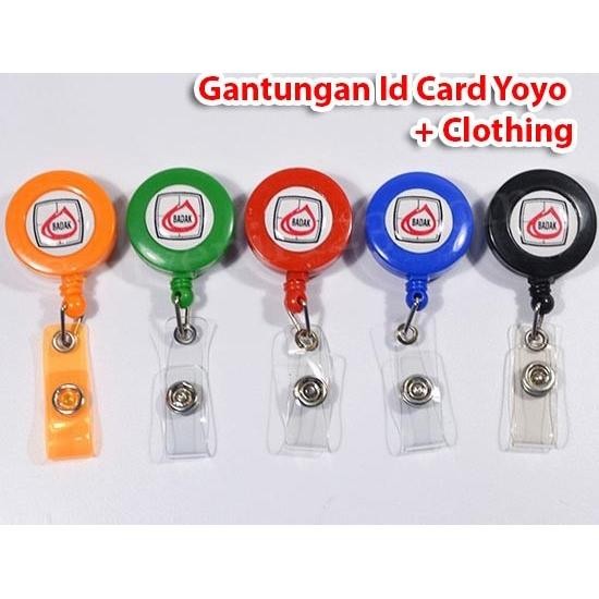 

Sticker Timbul Logo + Yoyo ID Card Custom Murah - Brand Name