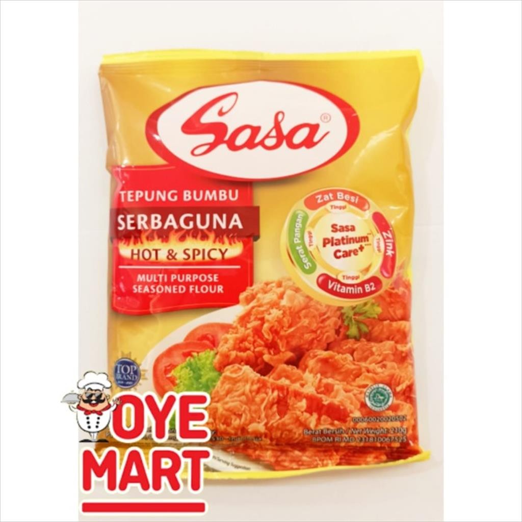 

SASA TEPUNG BUMBU SERBAGUNA HOT & SPICY 210GR