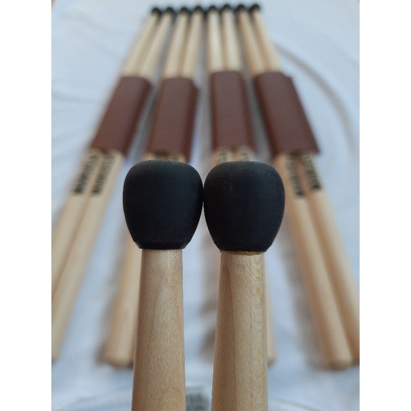 STICK SNARE DRUM HTS SD/SMP PENTOL KARET KERAS UNTUK TENOR/TOMS CO