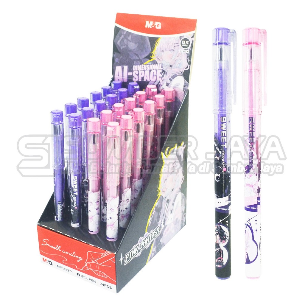 

Ballpoint Gel Pen 0.5mm Fantasy Anime M&G AGPA9271