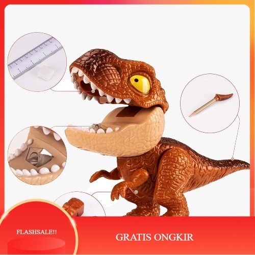 

【AGNES_ID】SALE!! Dinosaur Plane 6in1 Stationery 5in1 Serutan Dino Mainan Anak Rautan Hewan